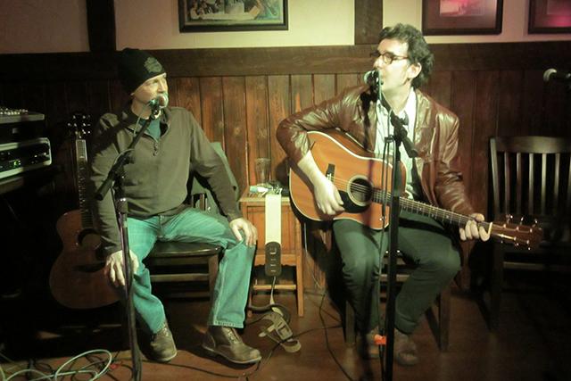 Maser and Collins at Morrissey Irish Pub’s Monday night song pull