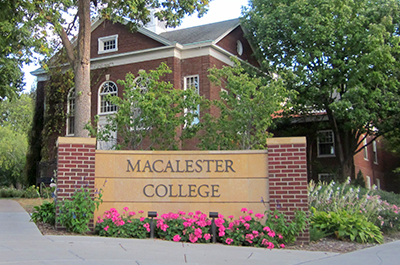 photo of macalester college building