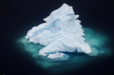 photo of an iceberg