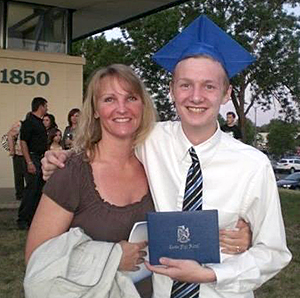 Lori Lewis and her son, Ryan