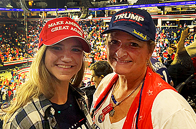 Trump rally attendees