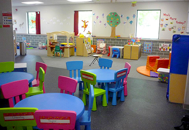 One of the rooms at the Stay ’n Play Child Care Center in Willmar.