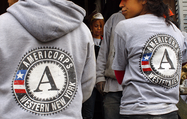 Americorps volunteers