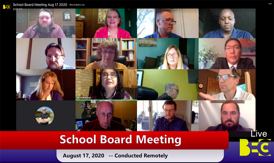 At a special meeting of the Bloomington Public Schools board on Aug. 17, the board voted to start the year in a distance learning format.