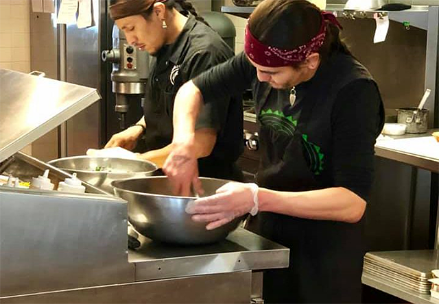 Five days a week, the Gatherings Cafe located inside the Minneapolis American Indian Center delivers free meals to elders.