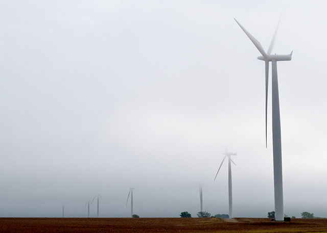 Wind turbines near Elkton, Minnesota