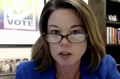 screen capture of rep. angie craig speaking on video