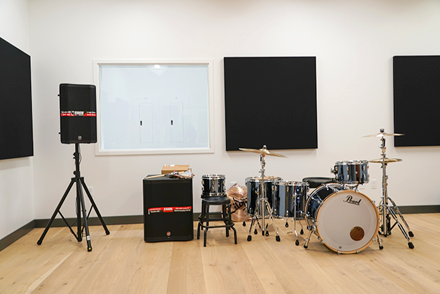 The new music room at Minnesota Transitions Charter School.
