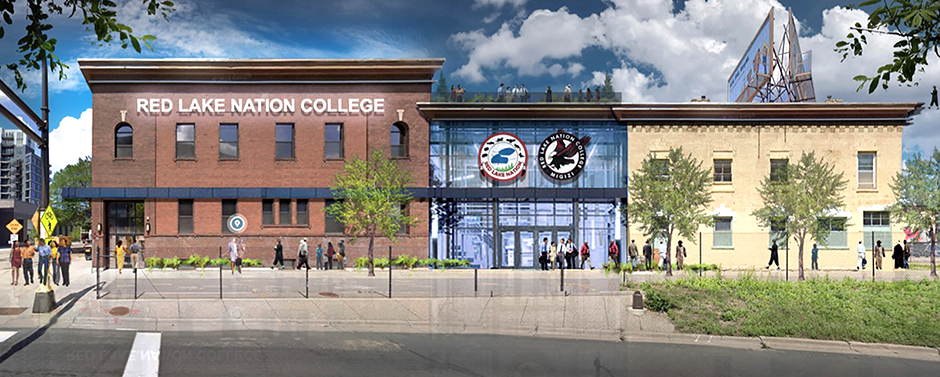 A rendering of Red Lake Nation College's Minneapolis expansion.