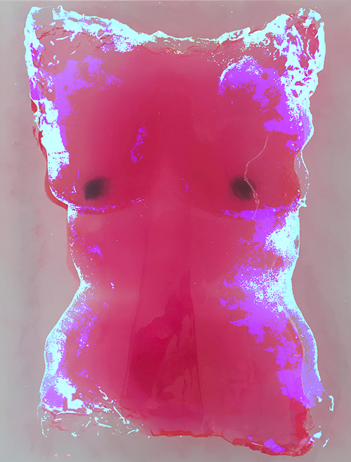 "pink torso," by Ryan Fontaine