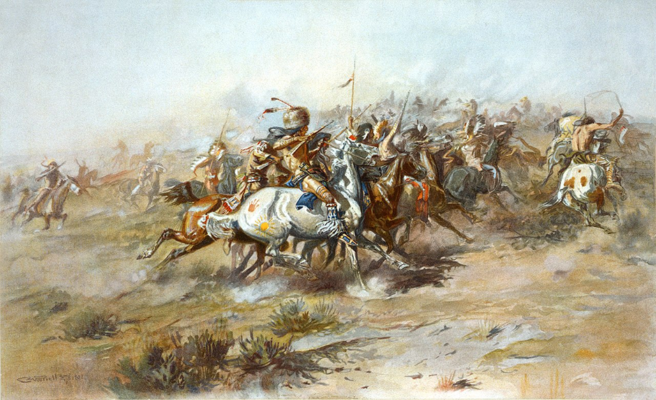 “The Custer Fight,” Charles Marion Russell, 1903
