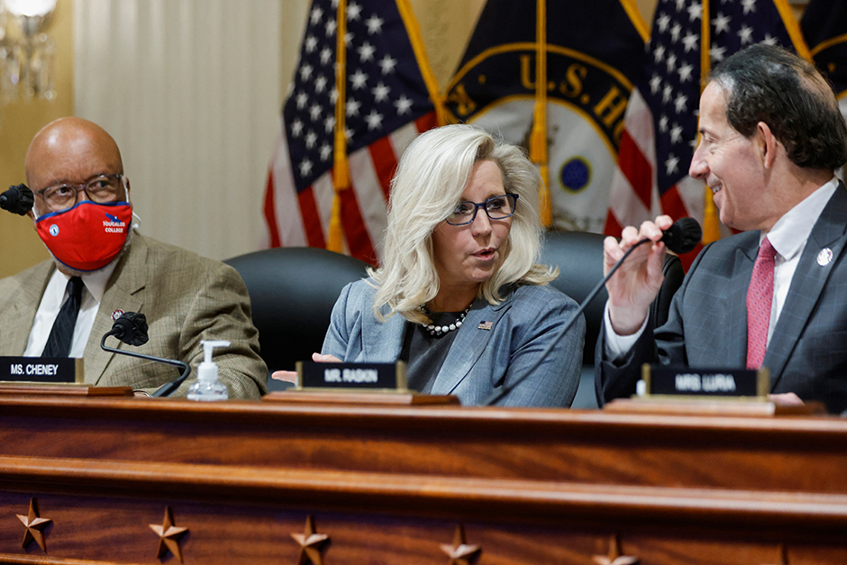 Committee Chairman Rep. Bennie Thompson, Vice Chair Rep. Liz Cheney and Rep. Jamie Raskin, lead the U.S. House Select Committee to Investigate the January 6th Attack on the U.S. Capitol.
