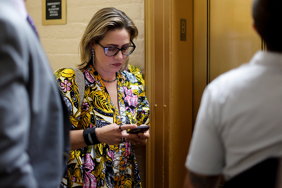 Arizona Sen. Kyrsten Sinema is ready to support the Inflation Reduction Act.