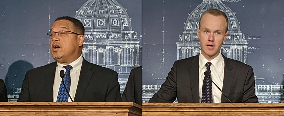 Minnesota DFL Attorney General Keith Ellison and his Republican opponent Jim Schultz