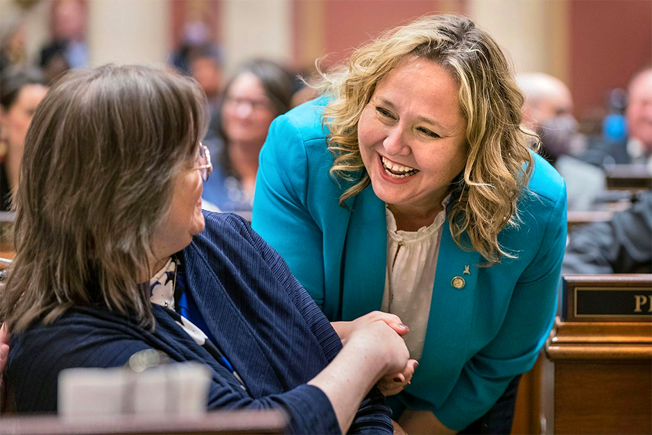 State Rep. Emma Greenman is among several women in the DFL Party who are tackling elections policy this year.