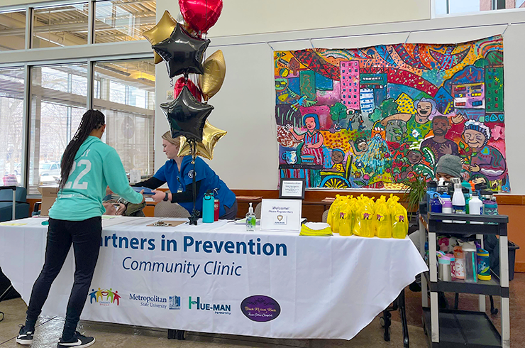 Every Thursday for six weeks, the Partners in Prevention Clinic will offer health services like checking blood pressure, going over oral health tips, discussing diabetes management and prevention and offering hand massages – as part of their holistic approach to health. 