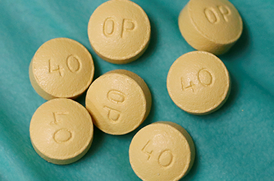 OxyContin opioid pills
