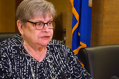 Senate Taxes Committee Chair Ann Rest