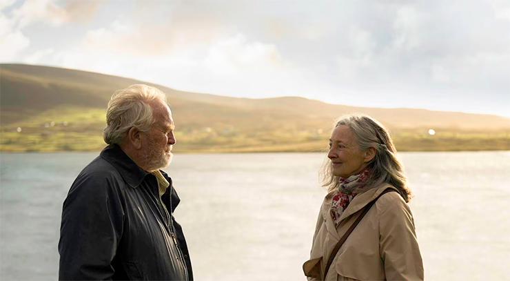 James Cosmo and Bríd Brennan in a scene from “My Sailor, My Love.”