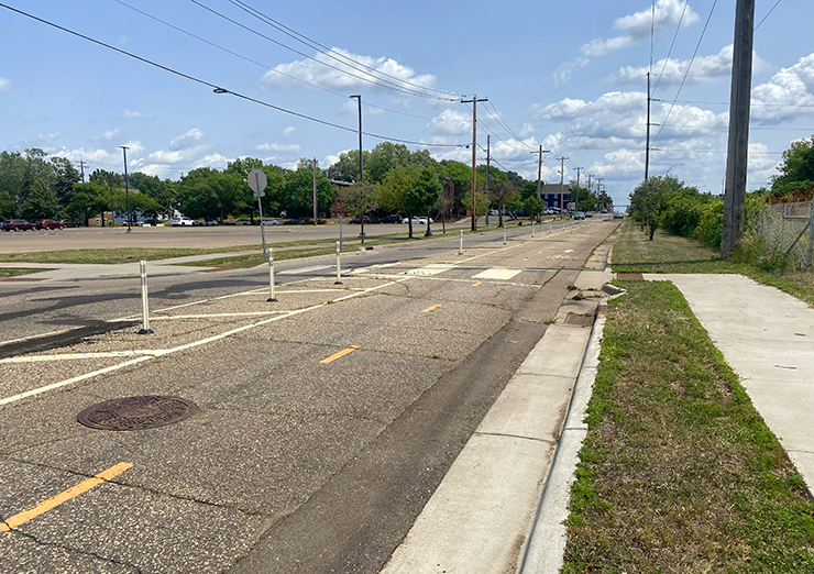 The current St Anthony Bike lane could be extended for another five miles along I-94.
