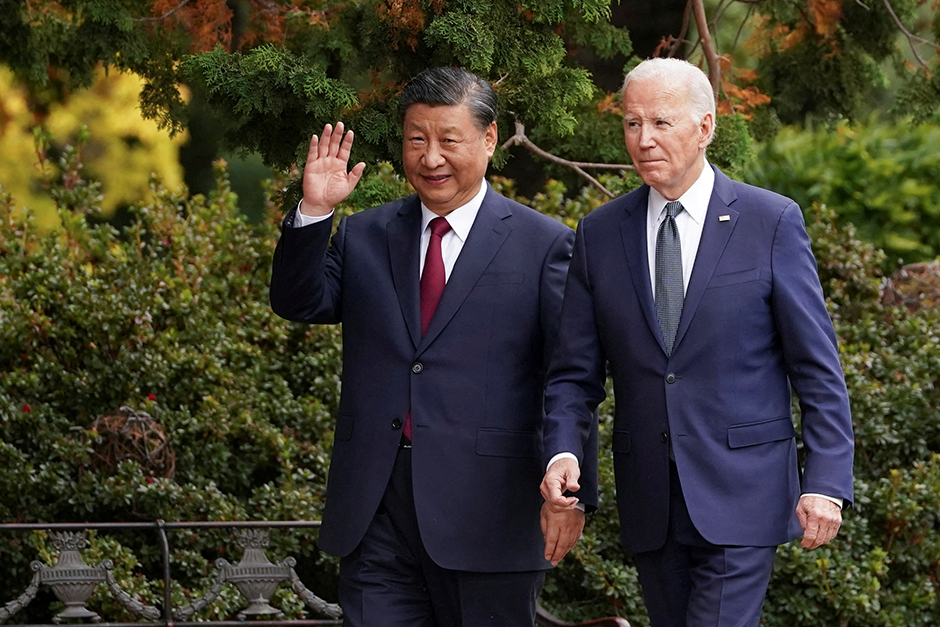 Chinese President Xi Jinping and President Joe Biden