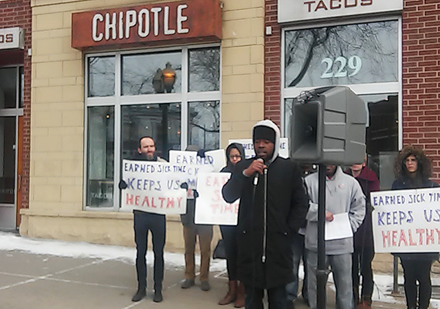 Minneapolis fast-food workers call for paid sick leave