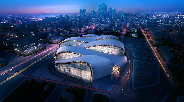 Vikings stadium design by HKS