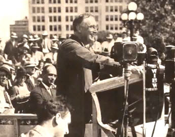 FDR at MSG: "We know now that government by organized money is just as dangerous as government by organized mob."