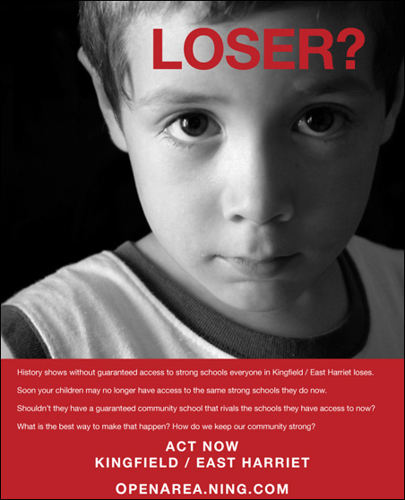 The controversial "Loser?" poster