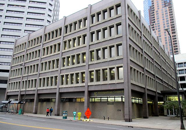 The Metropolitan Council building on Robert Street in St. Paul.