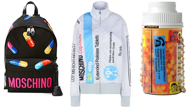 moschino pill collection